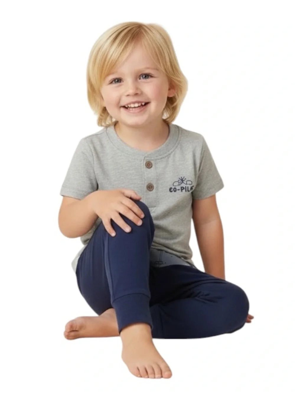 Carter's Gray, Navy and Cream Co-Pilot Matching Set